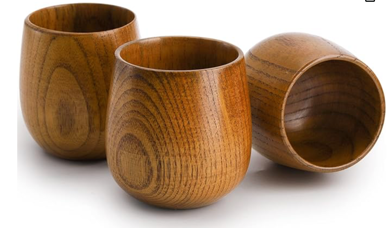 Exotic Wooden Tea Cup (6pcs)