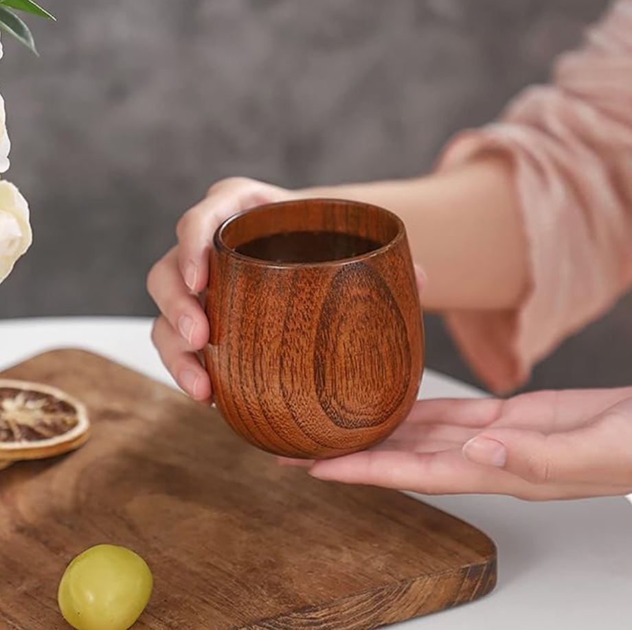 Exotic Wooden Tea Cup (6pcs)