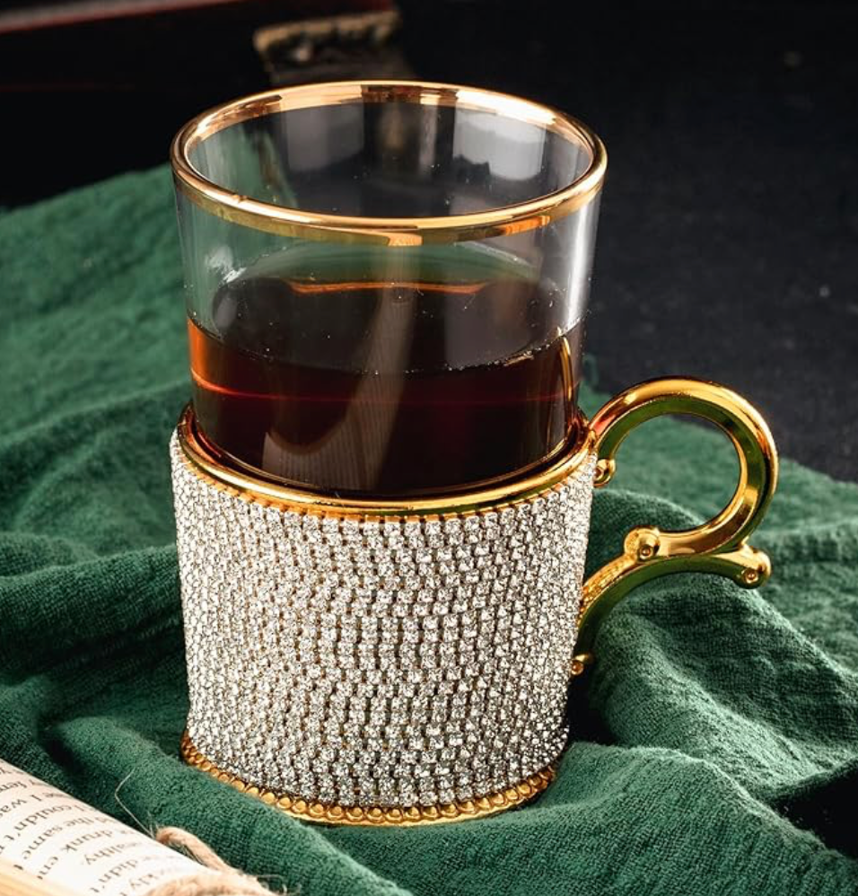 Fancy Decorative Beverage Glass