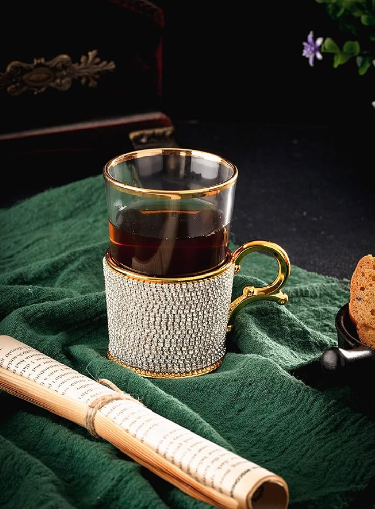 Fancy Decorative Beverage Glass