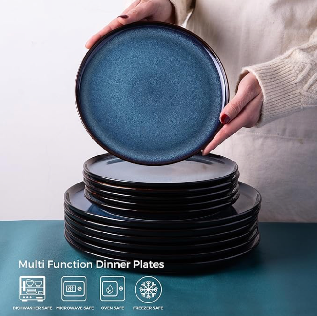 Ceramic Dinner Plates (Set of 6)