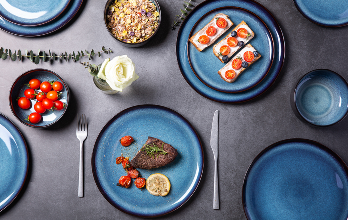 Ceramic Dinner Plates (Set of 6)