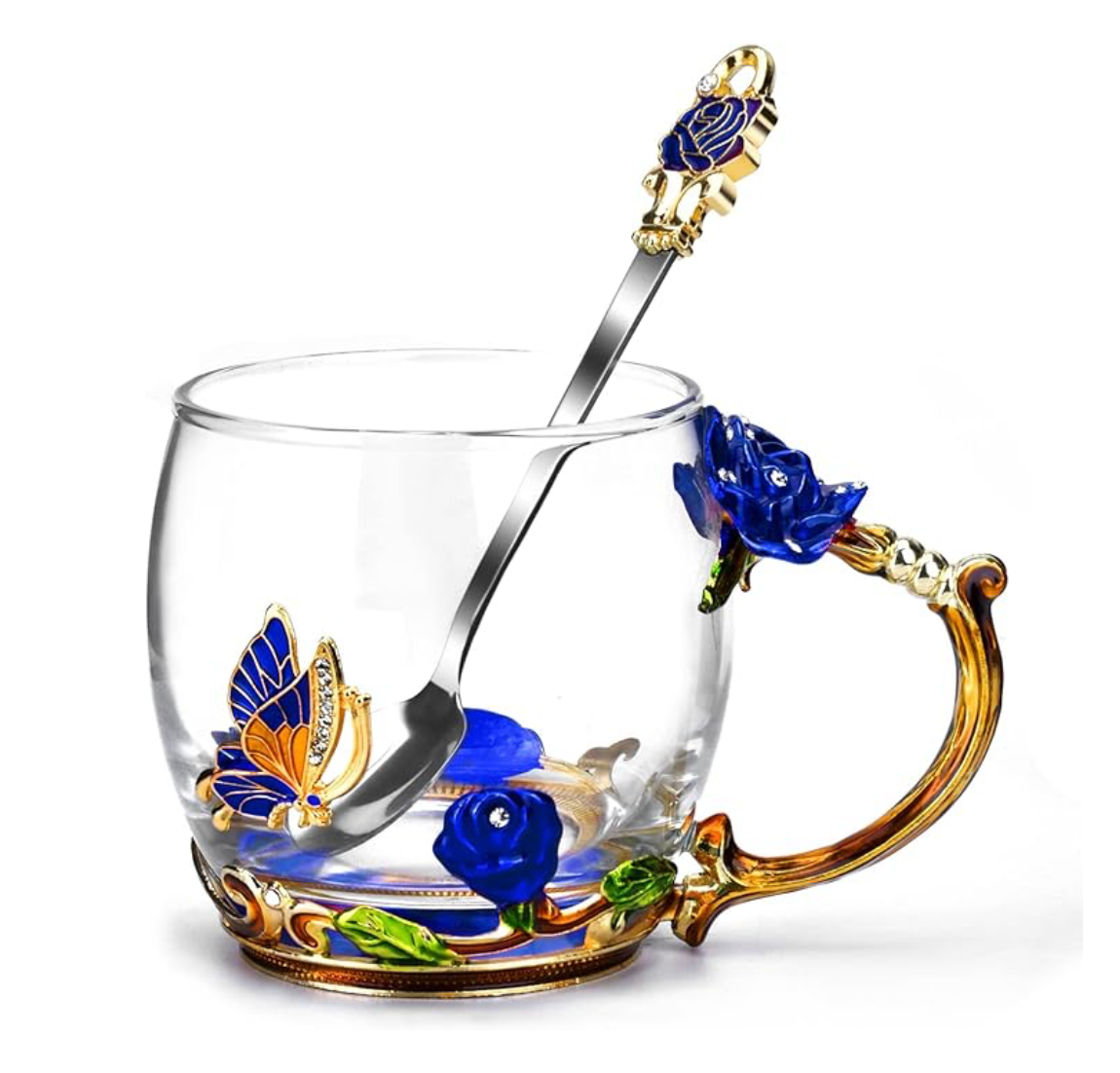 Glass Coffee Enamels Mug