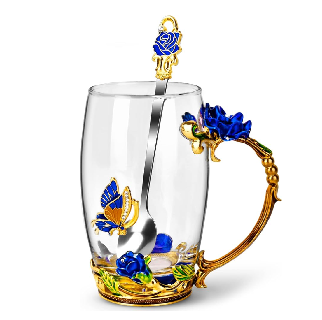 Glass Coffee Enamels Mug