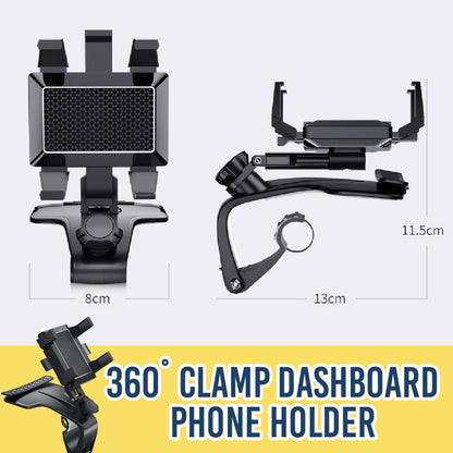 Double 360º Phone Holder Clip